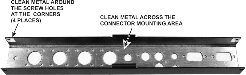 KAT500 Rear Panel — XMTR, ANT1-3, and serial connectors